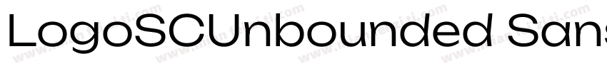 LogoSCUnbounded Sans Reaular字体转换